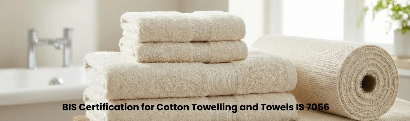 BIS Certification for Cotton Towelling and Towels IS 7056