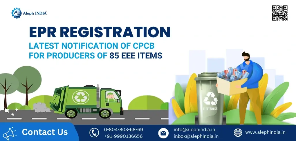 CPCB Notification Regarding Undertaking for producers of 85 EEE items