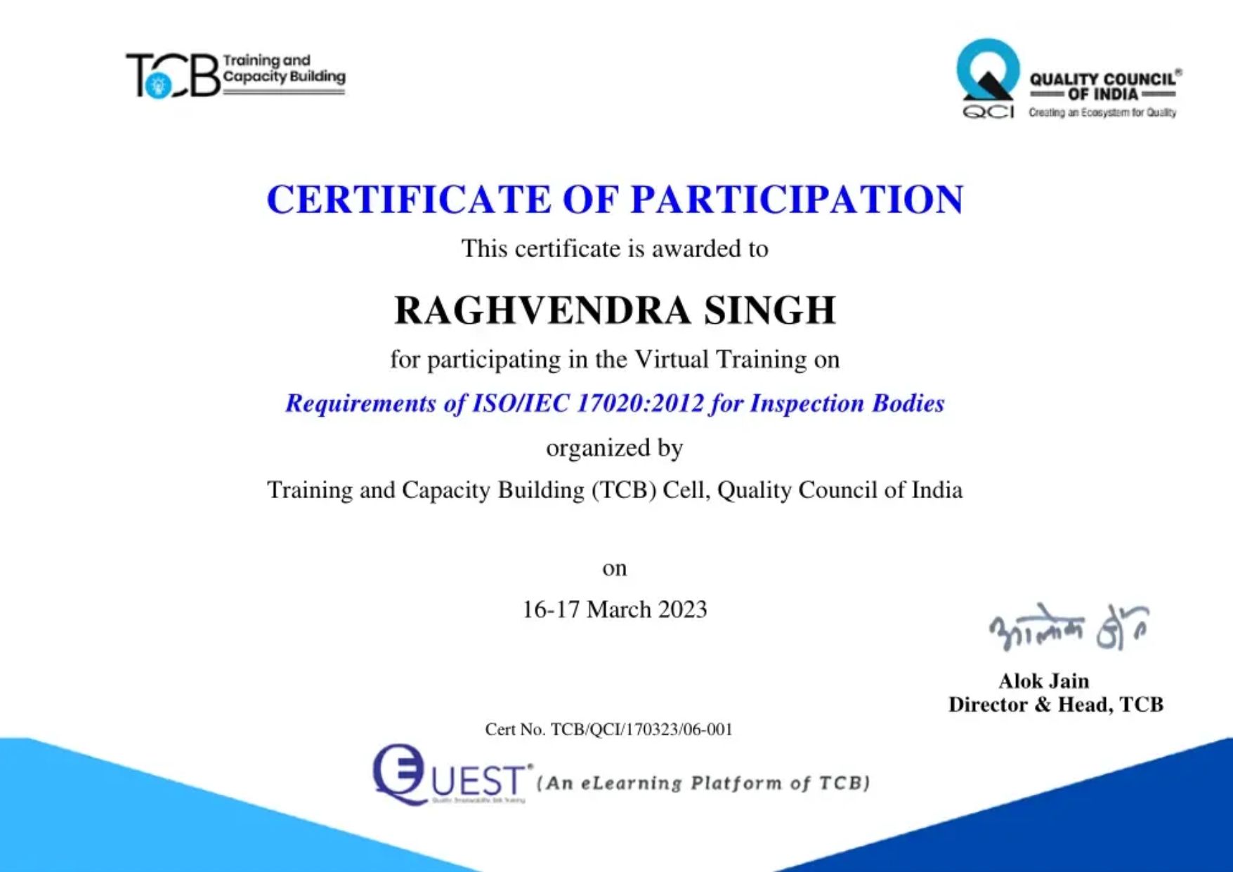 Certificate 12